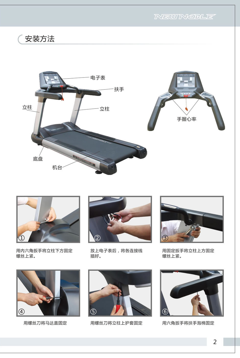 新貴族 XG-4500 商用電動跑步機(jī)說明書